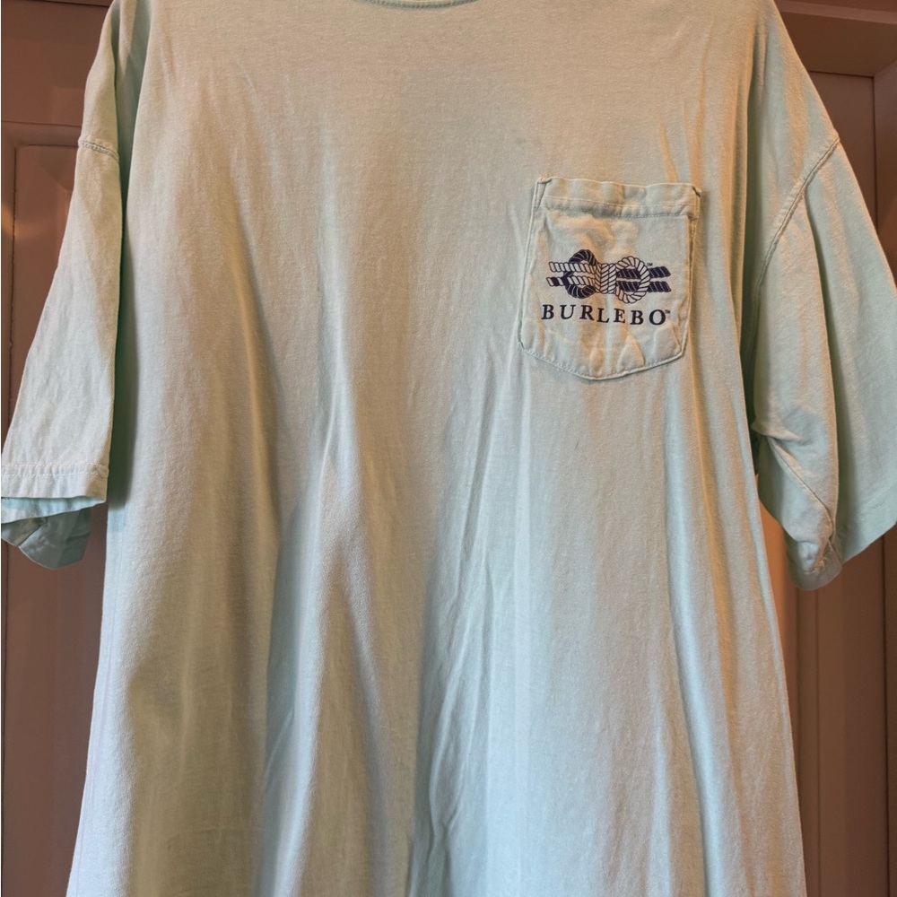 BURLEBO Men's Mint Green Short Sleeve Tee